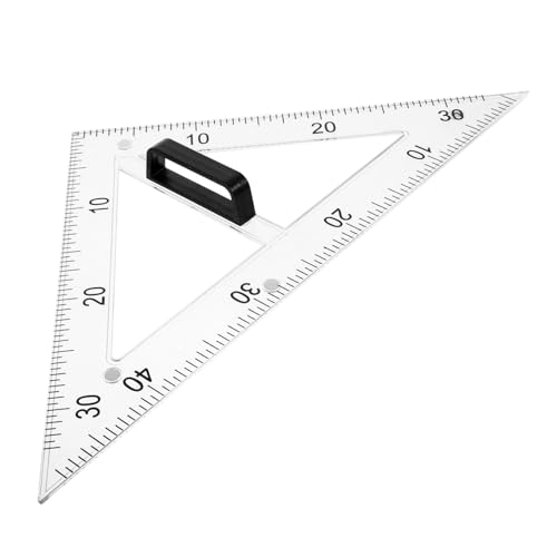 Regla para enseñar geometría sin errores de trazo en clase
