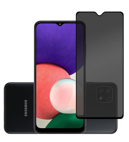 Image of 100FIT for Samsung Galaxy A24 5G, A25 5G Edge to Edge Anti Spy Privacy Tempered Glass with Easy Installation Kit | Black (Pack of 1)