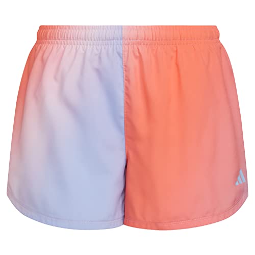 Short fille adidas rose dégradé idéal pour l'école et les entraînements de gym
