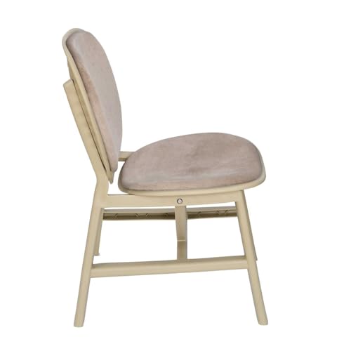 Image of Nilkamal Arena Cushioned Plastic Chair| Set of 2| for Home, Living Room, Balconies, Patios, Outdoor, Garden| Luxury Beige & Light Beige