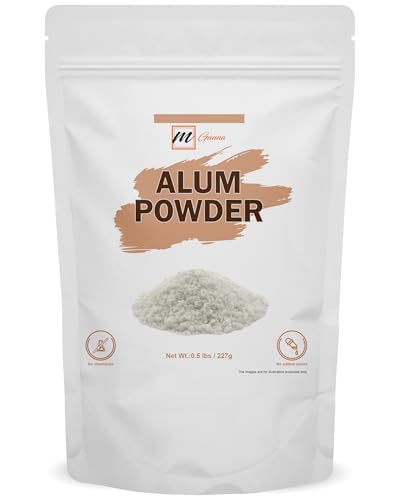 mGanna 100% Natural Alum Powder for Clear and Glowing Skin and Health 227 GMS...