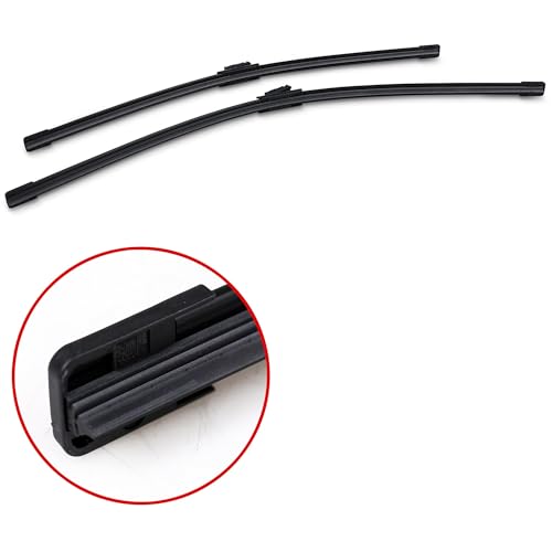 Image of BOSCH 3397014832 AeroTwin Wiper Blade Combo Pack - Set of 2 (26 inch & 22 inch) | Driver and Passenger Side Original Equipment Replacement Blades