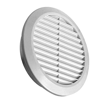 Asha Appliances Wall Exhaust Fan Chimney Vent Pipe Cover And Mosquito Net Dust controller White 6 Inch