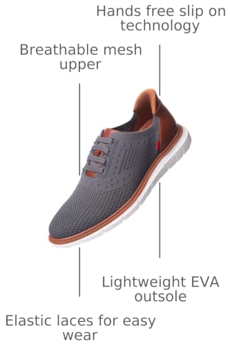 Image of Marc Joseph New York Men's Charles Ave Sneakers (Hands Free Technology)