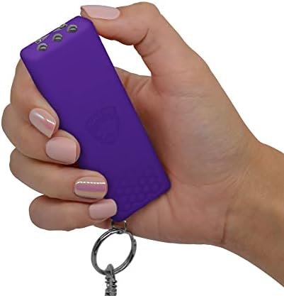 GUARD DOG SECURITY Hornet+ Mini Stun Gun Keychain, Stun Gun Flashlight Now with Battery Life Indicator, Personal Defense Equipment, Rechargeable Womens and Men Self Defense