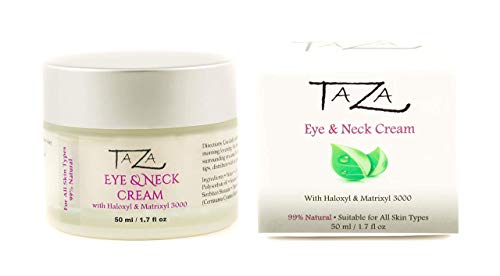 Premium Taza Natural Eye & Neck Cream, 50 ml Radiant Appearance Contains: Haloxyl