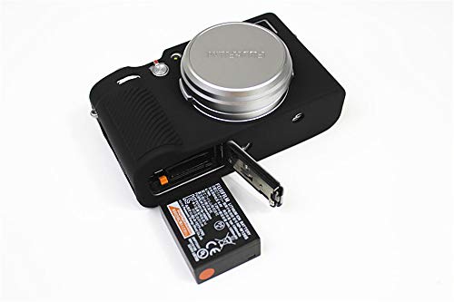 Funda para Fujifilm Fuji X100V de silicona suave negra miniatura 3