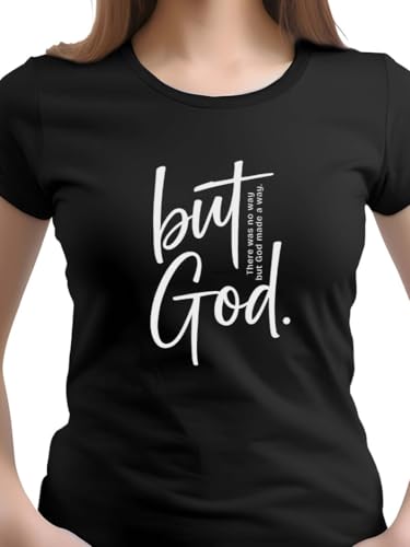 Image of XENOVAURBAN Women Cotton Printed Regular Fit T-Shirt | Stylish Round Neck Graphic Tshirt - WRN-BUTGOD1