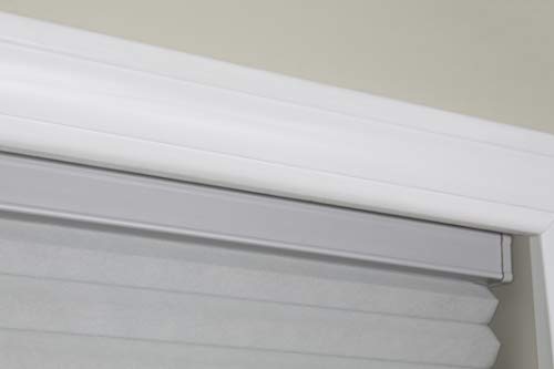 Arlo Blinds Single Cell Light Filtering Cordless Cellular Shades, Color: Grey, Size: 22" W X 60" H #TOP3