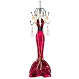 Parfait pour l'affichage : ce support de mannequin de bijoux est idéal pour les détaillants de bijoux ou toute personne cherchant à exposer des bijoux à la maison..Son design professionnel et élégant le rend parfait pour les magasins, boutiques et collections personnelles.