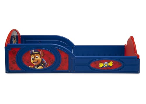 Delta Children - PAW Patrol Plastic Sleep and Play Toddler Bed with Attached Guardrails - image 3