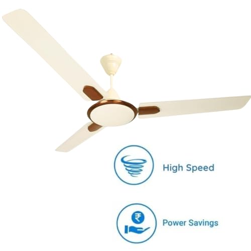 Image of Drumstone [𝟏𝟓 𝐘𝐄𝐀𝐑𝐒 𝐖𝐀𝐑𝐑𝐀𝐍𝐓𝐘 Ultra High-Speed Ceiling Fan with 3 Blades - Anti-Dust, Decorative Design, 100% Copper for Long-Lasting Comfort, Efficient Cooling, and Strong Airflow