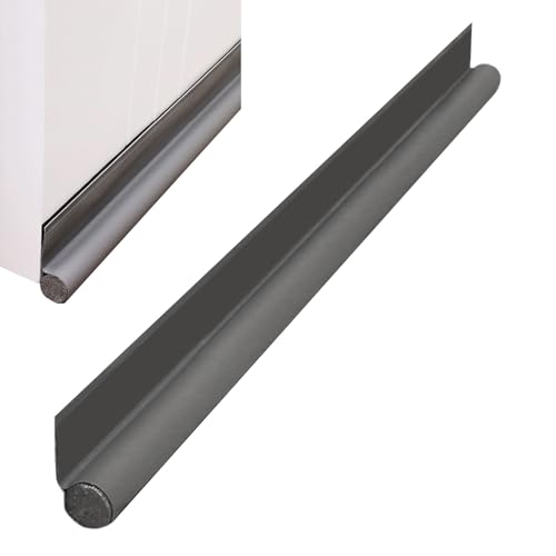 Burlete de puerta ajustable – Tira de aislamiento acústico ajustable para dormitorio, garaje, ventana, cocina, apartamento, azulejos, mármol