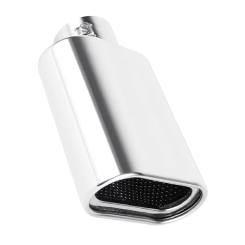 Silencieux rectangulaire performant en acier inoxydable avec embout carré 6x14 cm
