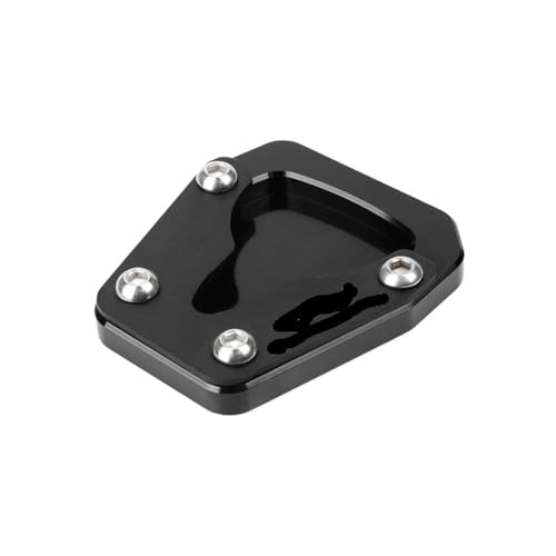 Accessoires moto 450 Rallye : coussinet de pied et béquille latérale plaque