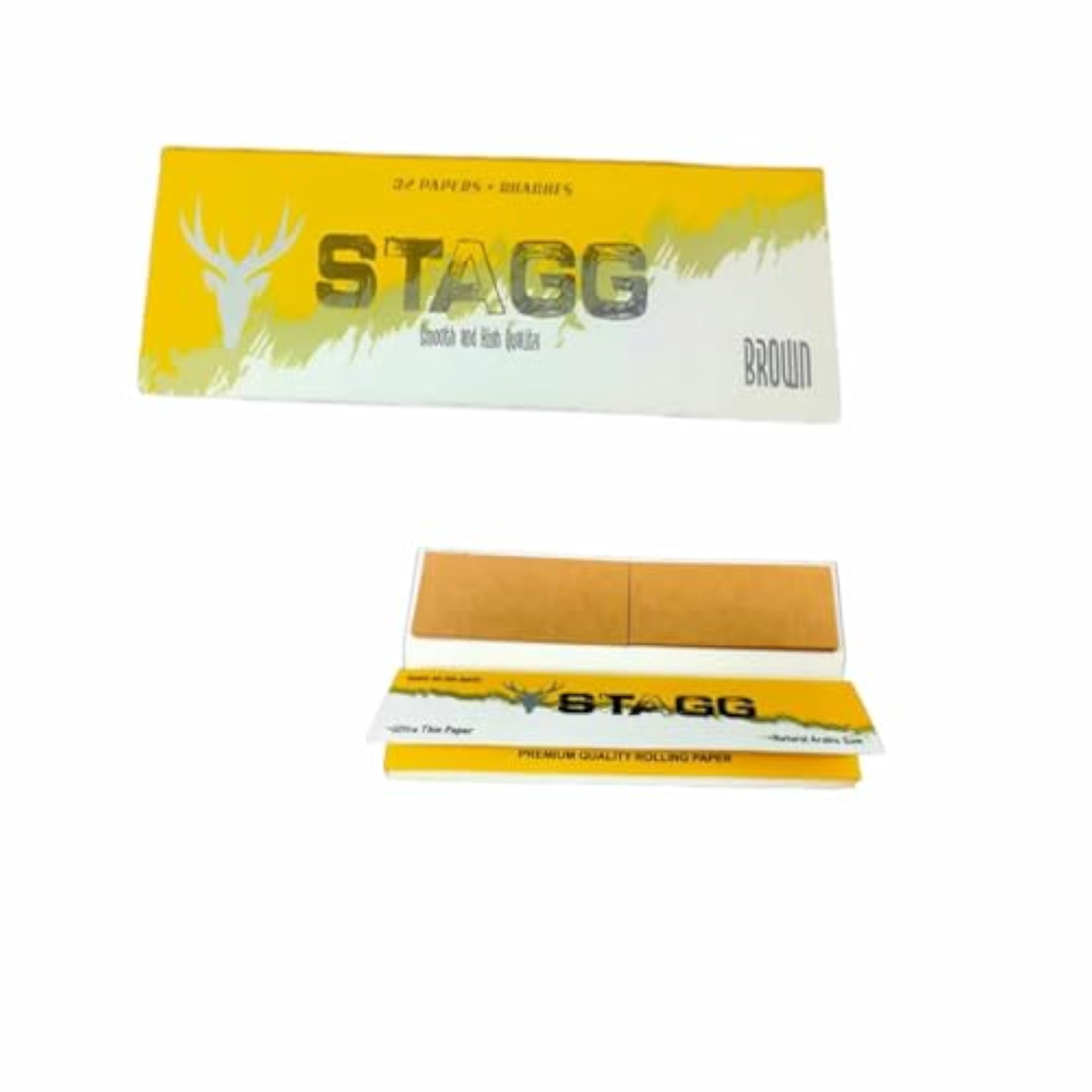 Stagg Rolling Paper with Roach Book Smooth Quality
