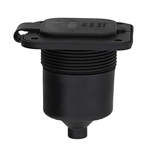 Dumble Power Inlet Port Plug 125V 2-Pole 3-Wire Ac Cord Port Plug 15 Amp Rv Electrical Outlet Outdoor Enclosed Trailer #TOP5