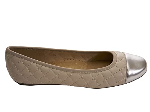Image of VANELi Womens Serene Quilted Slip On Ballet Flats Casual