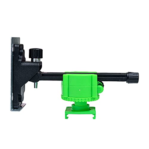 KINAVEL Fine-tuning Bracket Adapter, Compatible with line-lasers,with Adjustable Clip, 360° Adjustable Support Height Adjustment Wall Bracket