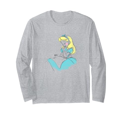 T-shirt Alice in Wonderland manches longues vêtement coton imprimé