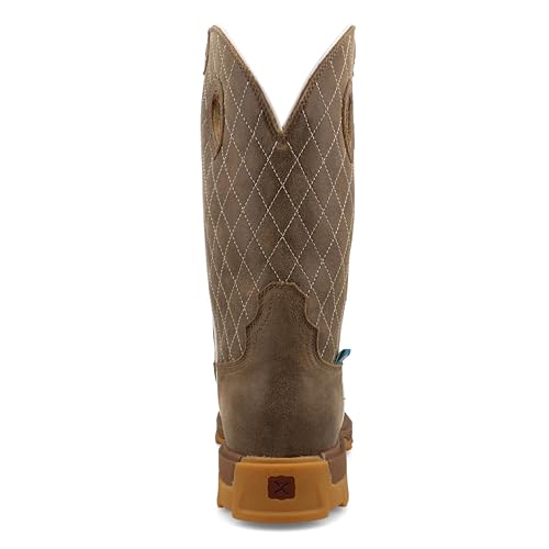 Image of Twisted X Men's 12 inch Pull On Nano Composite Toe UltraLite X Waterproof Western Work Boot