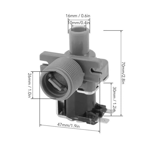 Válvula de entrada de solenoide 220-240V FCD270A con control de flujo preciso 4