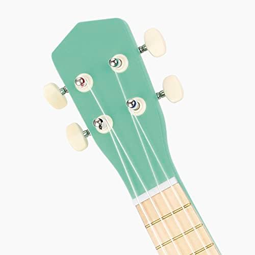 TOOKYLAND 4-String Wooden Ukulele Toy - Mini Guitar Pretend Musical Instrument, for Kids 3 Year Old + 9 31Sj3+fzD1L. AC
