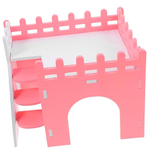 Yardwe Guinea Pig Playpen for Indoors Hamster House Cage Decorative Hideout Wear- Nest Area