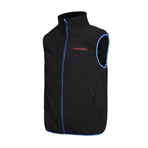 Product Image of the CONQUECO Men's Heated Vest Lightweight and Waterproof Gilet Coat for Outdoors (L)