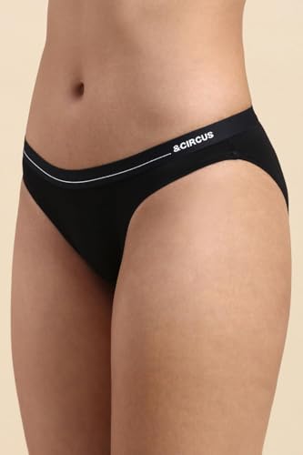Image of &Circus Women's Puresoft Beechwood Modal Bikini | Innerwear for Women Seamless Underwear for Women Bikini for Women