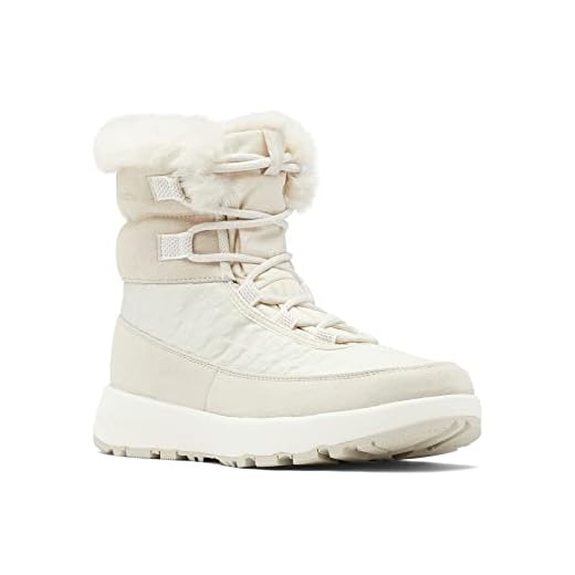 Columbia Women's Slopeside Peak Luxe, Dark Stone/Sea Salt, 10.5