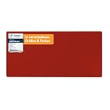 Flickly® Selbstklebende Reparatur Flicken | LKW, Anhänger, Zelt, Markisen, Camping, Sonnenschirme, Pool | in vielen Farben erhältlich | 50cm x 24cm | (RAL3000) Feuerrot