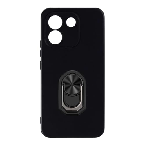 Redmi Note 17 Pro Max 5G�ƌ݊��������� �P�[�X�������O�z���_�[ - �u���b�N+�u���b�N�����O | 6.83" 2-in-1�R���{�Z�b�g�A�ϏՌ��o���p�[�J�o�[�{�ڒ����t�B���K�[�����O�X�^���h�t��
