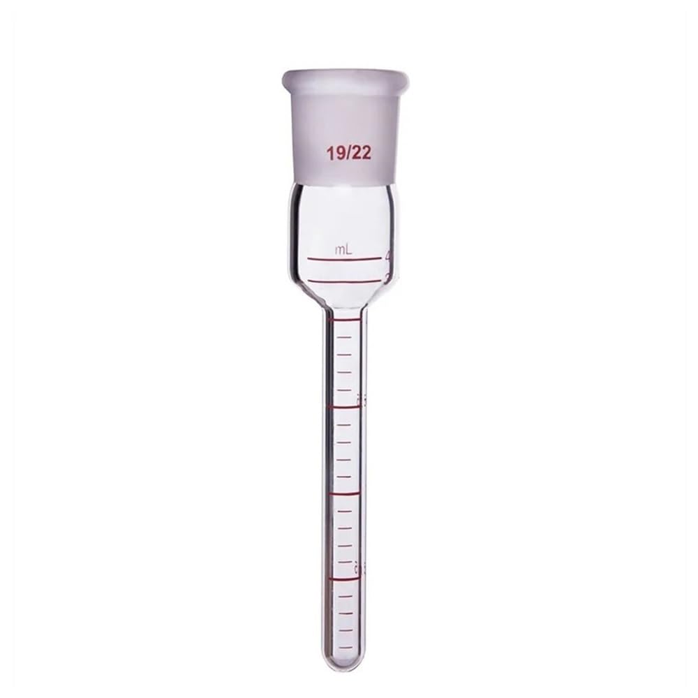 Cristalería de Laboratorio Tubo de concentración graduado de 4 ml/10 ml/25 ml, junta 19/22, vidrio borosilicato C29.(25mL-C291925)