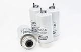 Baldwin BF7949-D Secondary Fuel/Water Separator Filter Element (3.50″ OD × 7.66″ L) – 4-Pack –