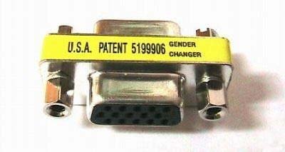CABLESETC VGA Gender Changer Converter - DB15 Female - DB15F - Change Male to F (B00ECW920Q) Amazon Price History, Amazon Price Tracker