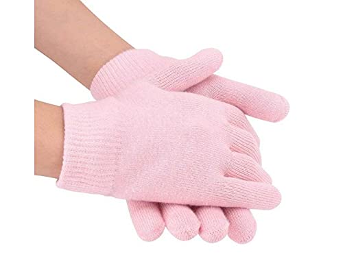 ZINZA Moisturizing Gel Gloves Beauty Personal Care Spa Whitening Treatment Exfoliating Soft Reusable Hand Mask Feet Care Silicone Glove, Multi