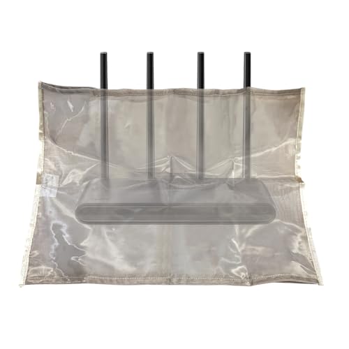Faraday Box WiFi Router Cover Bag, 13.8IN 15.7IN, WiFi Cover E m f Protection E M f Faraday Cage for Router, WiFi Cover E*f Protection Router Cover Rdition Protection