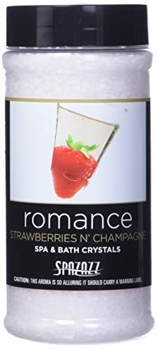 Spazazz Spz-502 Set The Mood Crystals Container Bath Minerals, 17-Ounce, Strawberries N' Champagne Romance #TOP4