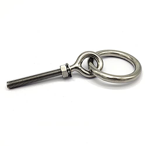 Augbolzen mit Ring aisi 304 Edelstahl A2 Ringschraube Ösenschraube Zurröse Cover