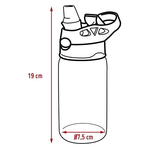 Nerthus FIH 917 Reusable Children's Bottle BPA Free Folding Spout, Ergonomic, Resistant, Durable, Lightweight - Image 2