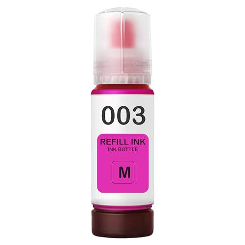 Image of 003 Ink Compatible for Epson L3250, L3260, L5290, L3210, L3256, L3150, L3215, L3216, L5190, L3200, L3251, L3252, L3110, L3151, L3152, L3156, L3211, L3212 Printer (003 Magenta Ink 1 Pcs)