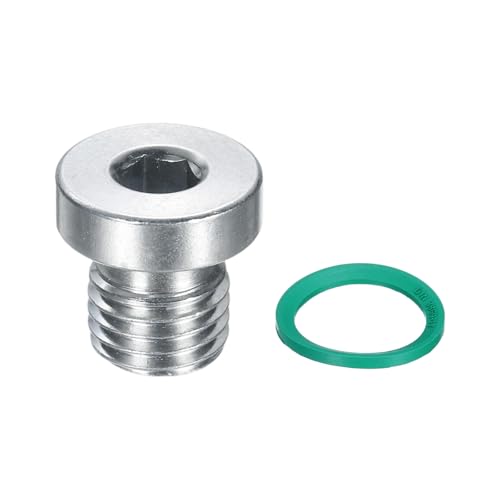 uxcell Bouchon filetage M12x1.5 acier inox 304