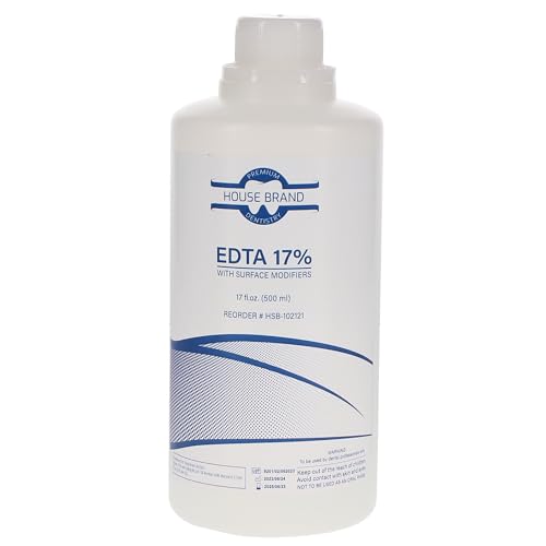 House Brand Dentistry 102121 EDTA 17% Solution with Surface Modifiers 500 mL