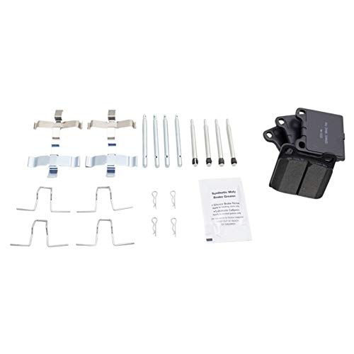 Image of TRQ Rear Brake Pad and Rotor Set Ceramic Compatible with 1994-1997 Volvo 850 1998-2004 C70 1998-2000 S70 1998-2000 V70