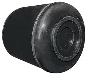 F31932SB Furniture Leg Tip, Black Rubber, 1-In. - Quantity 50
