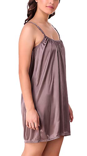 Image of Xs and Os Women's Satin Solid Above knee Baby Doll