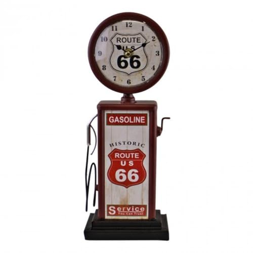 Best Woodland Imports Vintage Gas Pump Floor Clocks