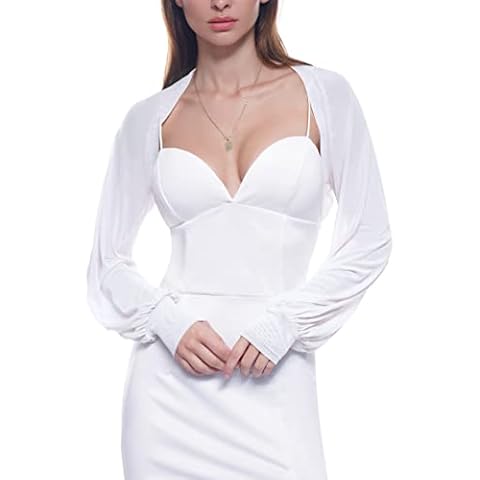 Irevial Bolero Shrug Top Mujer Cover