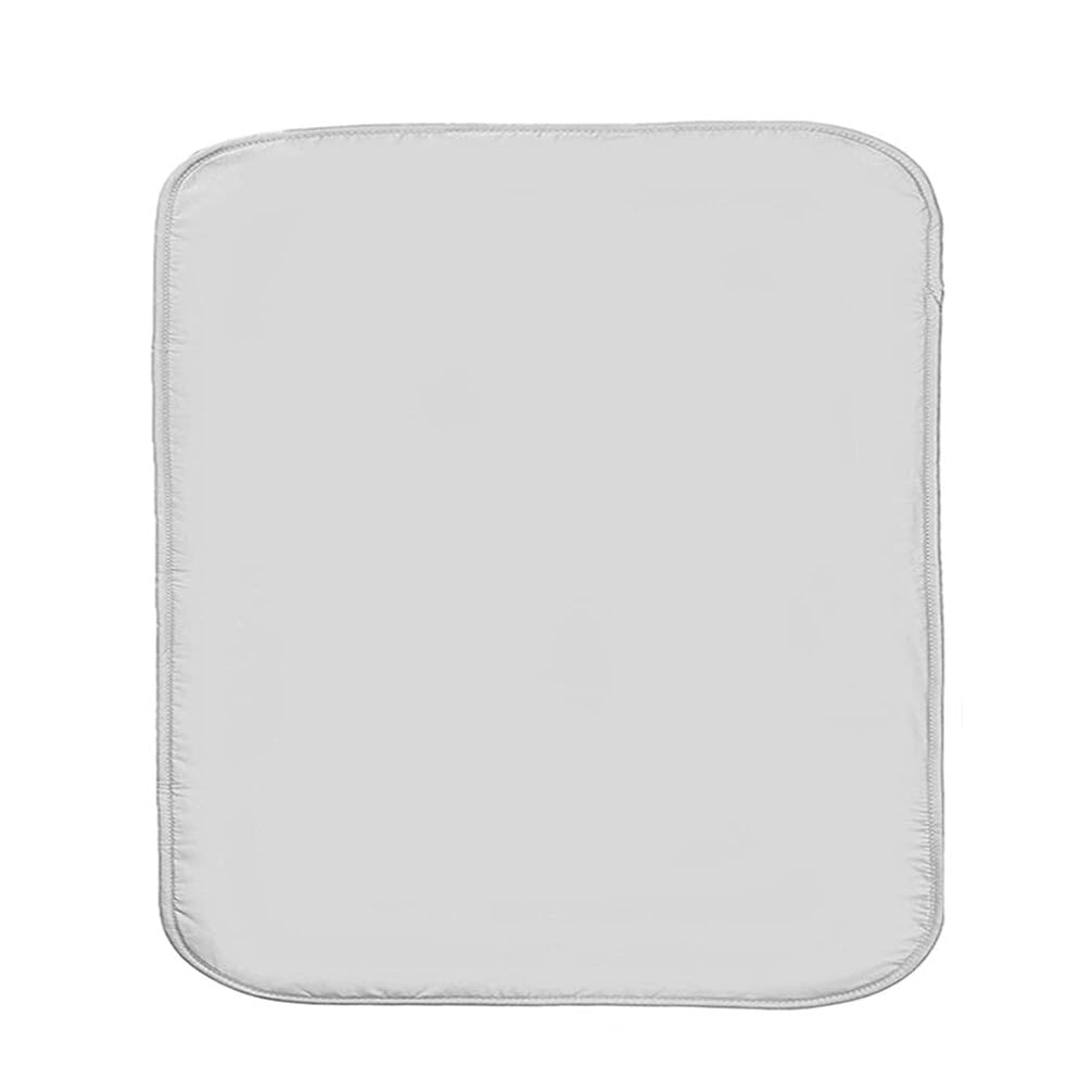 Tappetino da Stiro Pieghevole Bianco 70x80 Cm in Cotone | Uso Domestico su Superfici Piane, Resistente al Calore e Non Infiammabile, 1 Pezzo
